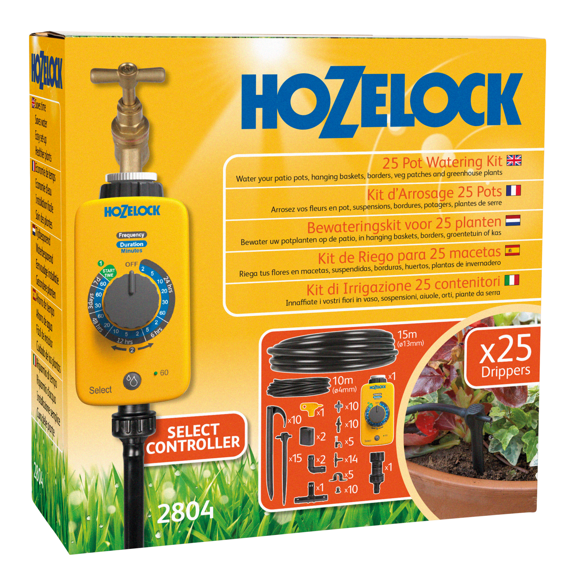 Hozelock 2750 Micro irrigation Container & Basket Watering Kit 