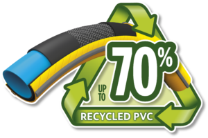 70% recycled PVC logo image