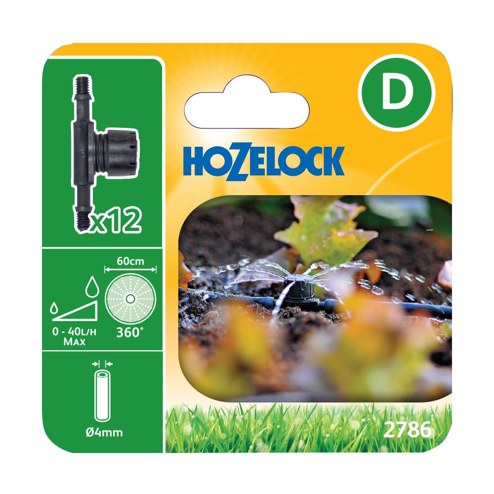 Adjustable mini sprinkler hozelock 2786 watering conditioned by 5 